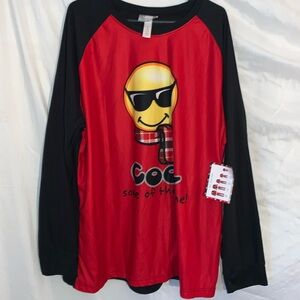 New two piece 2X pajamas, top and bottom